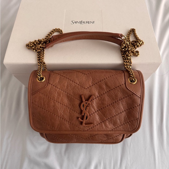 Saint Laurent Niki Vintage Leather Shoulder Bag - Picture 2 of 7
